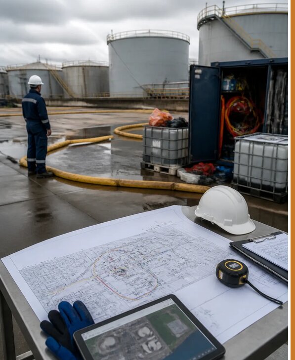 Разработка плана ликвидации разливов нефти в Клинцах